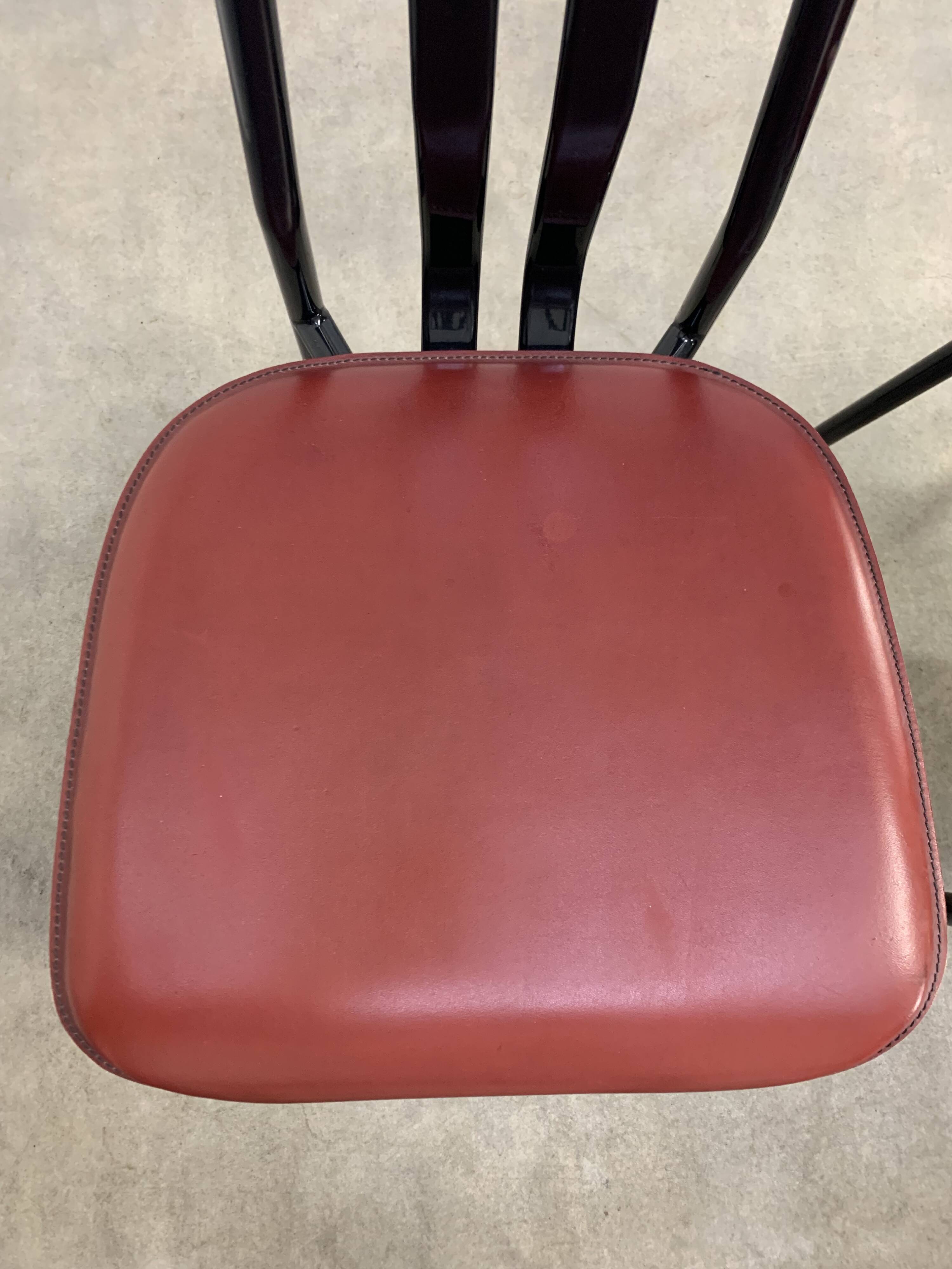 6 chairs by Giorgio Cattelan for Cidue Italy, postmodern, 1980s