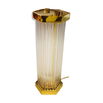 Lampe en verre ancienne