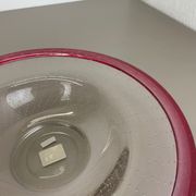 German 2,2kg Glass Bowl by Karl Wiedmann for WMF, 1960s Baushaus Art Deco