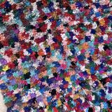 Tapis Marocain Boucherouite coloré - 138 x 260 cm