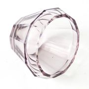 Art Deco vase, crystal, Moser, Czechoslovakia, 1930s