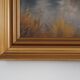 Peinture « Deux cerfs au bord de l'eau », design danois, années 1960, de Wolmer Zier