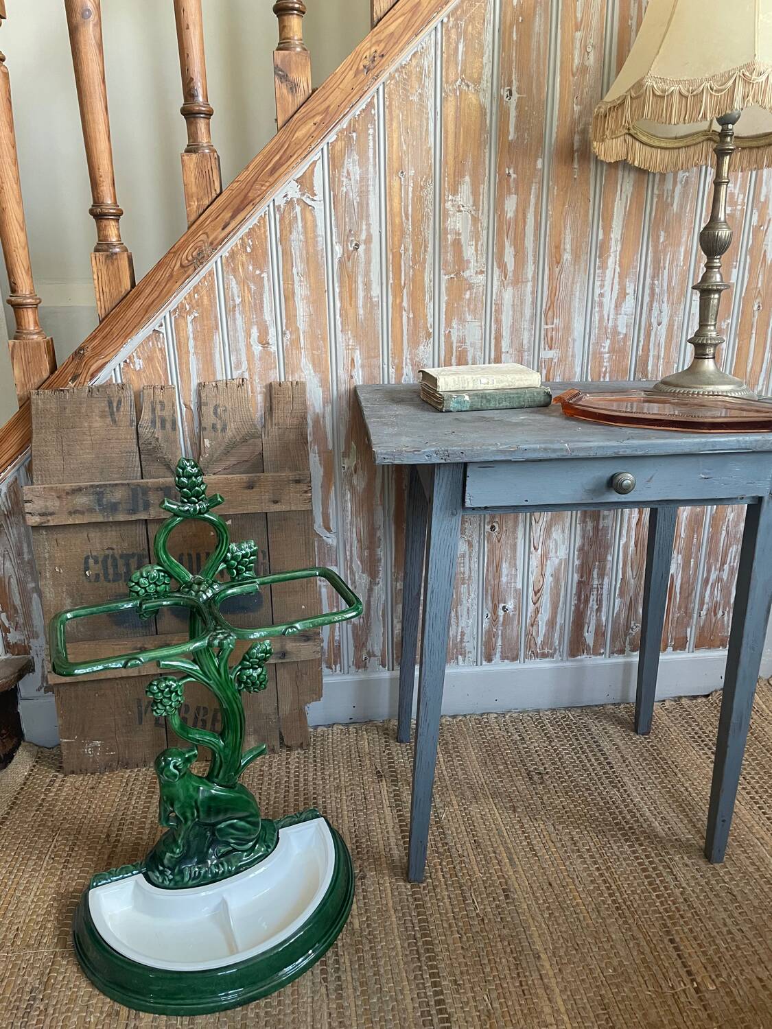 Art Nouveau umbrella stand
