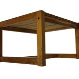 Vintage Wooden Coffee Table Karin Möbring for Ikea 70's Design