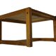 Vintage Wooden Coffee Table Karin Möbring for Ikea 70's Design