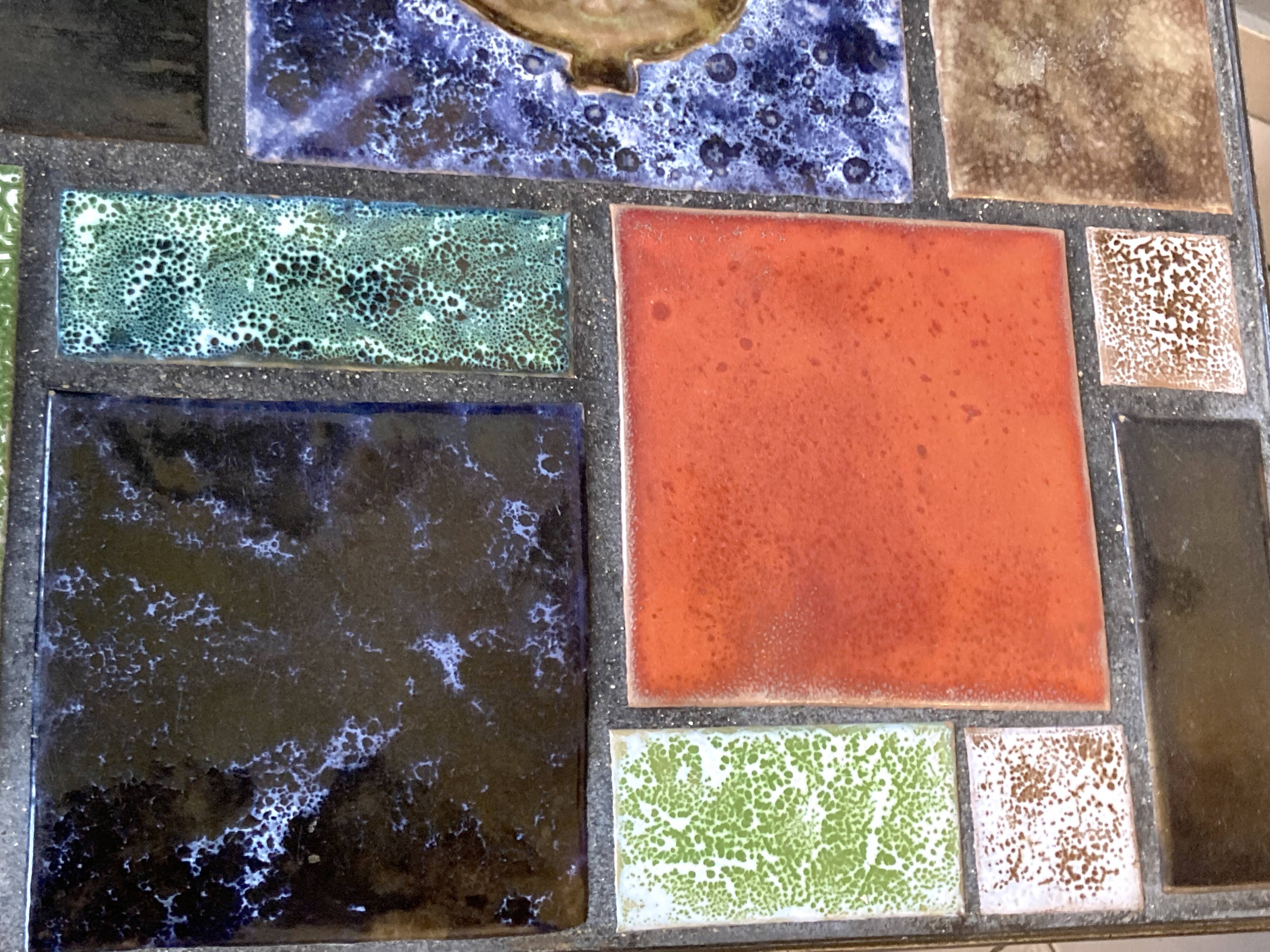 1970s ceramic coffee table