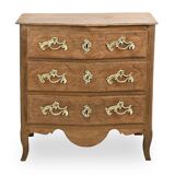 Louis XV chest of drawers in solid wood