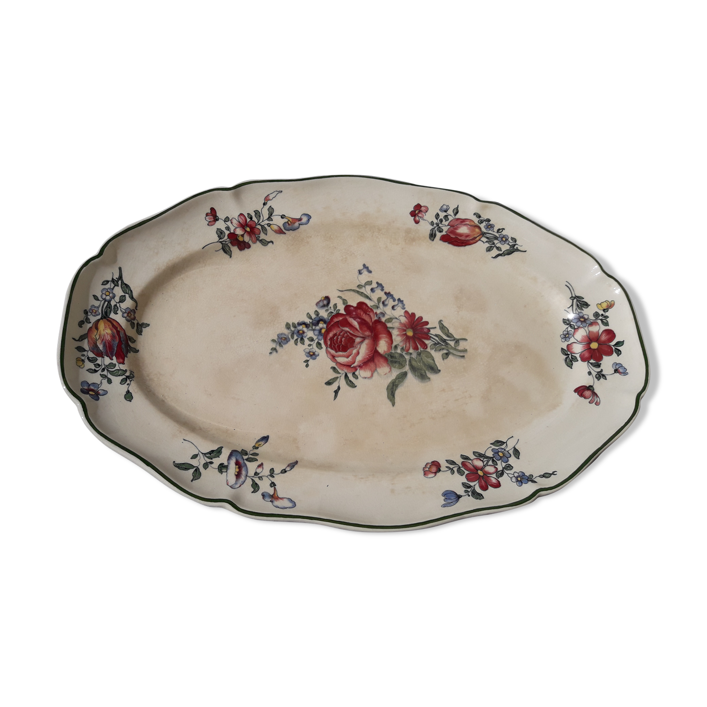 Villeroy earthenware oval dish - Boch Mettlach