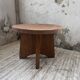 Constructivist gueridon 1950 mahogany