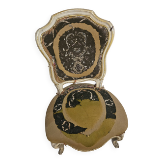 Authentic Louis XV chair – 18th century – carved wood, to be restored