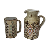 Set of two Malarmey ceramics