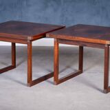 Side Tables in Rosewood by Rud Thygesen for Heltborg Møbelfabrik, 1960s, Set of 2