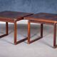 Tables d'Appoint en Palissandre par Rud Thygesen pour Heltborg Møbelfabrik, 1960s, Set de 2