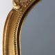 20th Century Louis XV style mirror “VM Belgium” in gilt wood