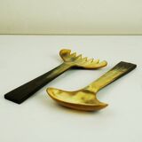 Hagenauer Vienna Horn Salad Servers