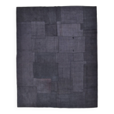 Tapis Kilim vintage surdimensionné gris cendré 8x10, 245x306 cm