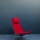 Aluminum Lounge Chair EA125 by Charles & Ray Eames for HERMAN MILLER