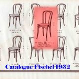 Canned bistro chair Fischel N°113, circa 1925