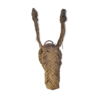 Wicker donkey head