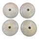 Ceiling light, old speckled glass lampshade, set of 4