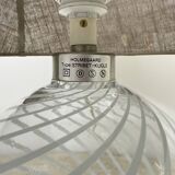 Mid-century design Holmegaard Swirl lamp , 1970s Denmark