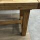 Genuine farmhouse table in renovated solid oak