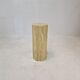 Italian travertine side table or pedestal, 1980's