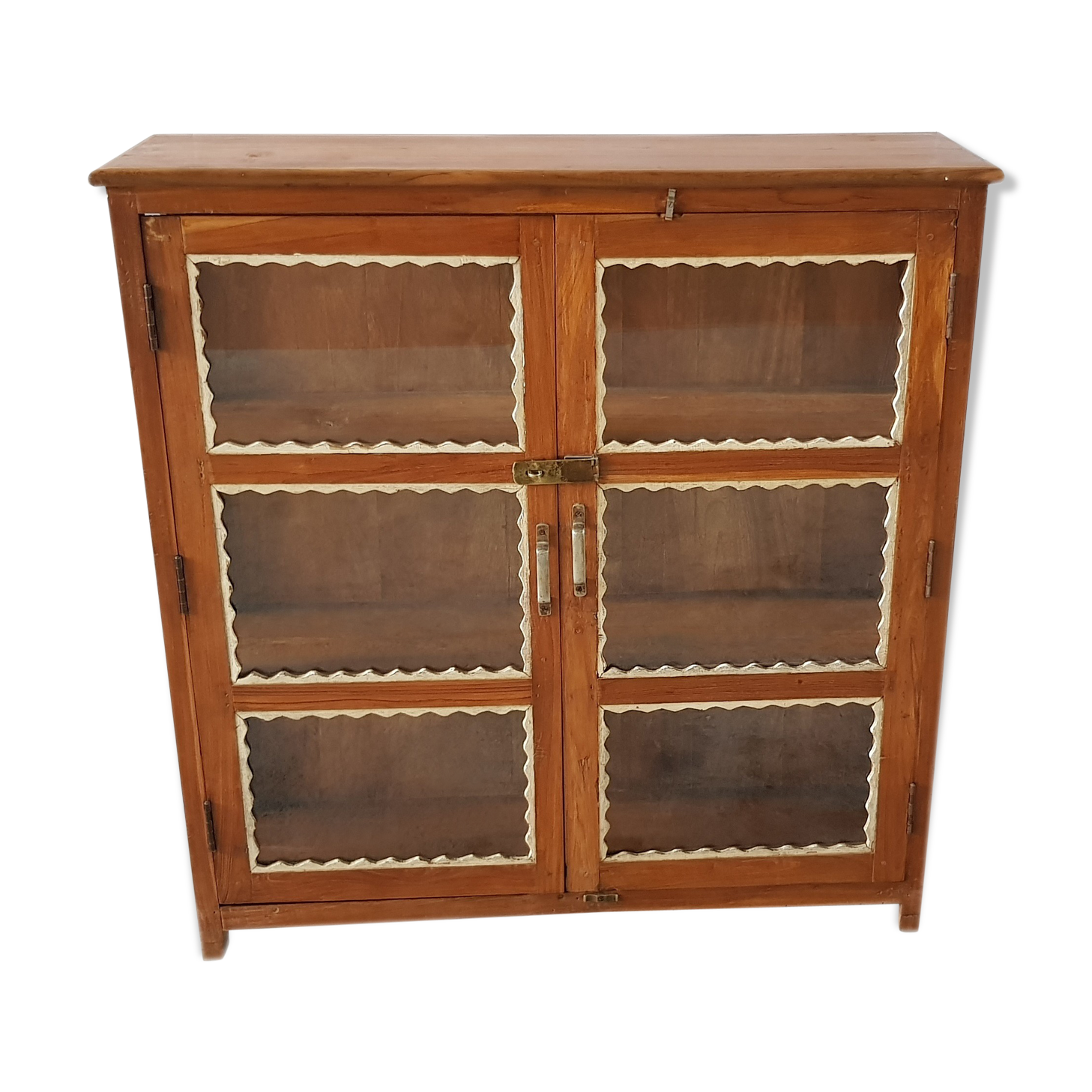 Ancienne vitrine en teck