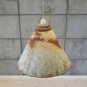 Metal lamp, industrial style, 1950s