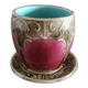 Cup and saucer in glazed ceramic end 19th