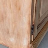 French vintage wooden bookcase