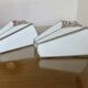 Pair of white and pink glass paste wall lights, Italy, Art Deco style
