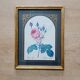 Illustrations florales encadrées