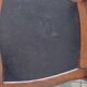 Wooden chair bistro restyled seat black