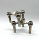 Pair of Nagel modular candlesticks – German Space Age design – Metal