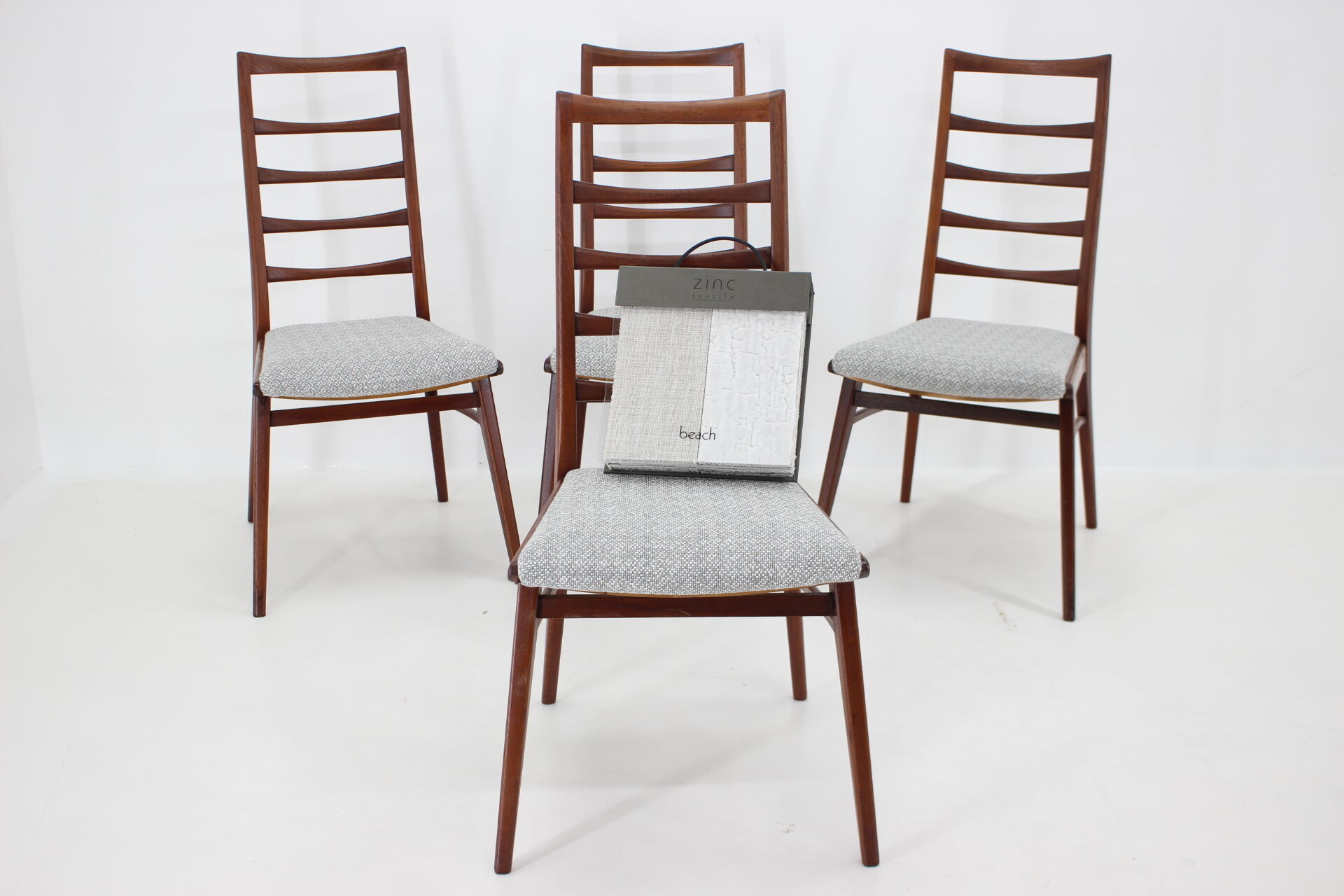 1960s Set of Four Dining Chairs in Teak, Germany