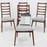 1960s Set of Four Dining Chairs in Teak, Germany