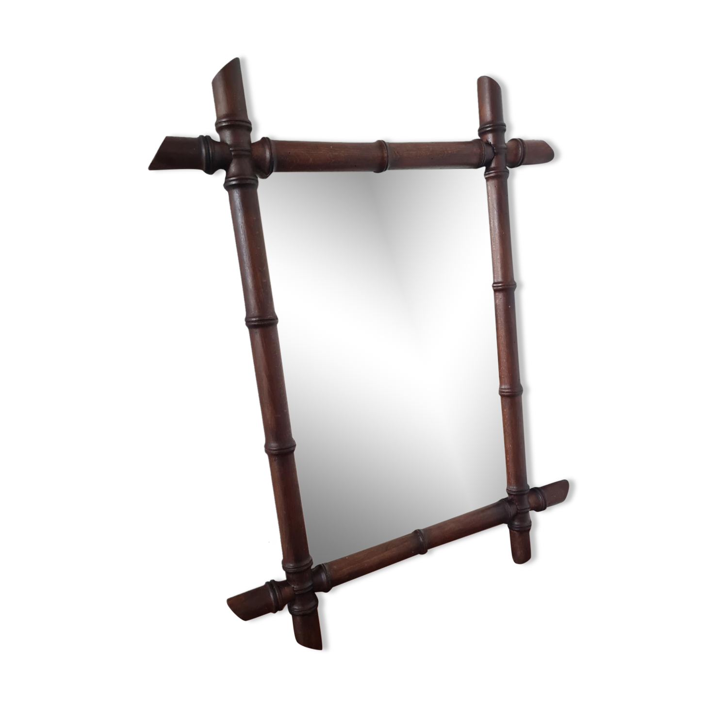 Bamboo mirror 63x48cm