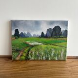 Huile sur toile