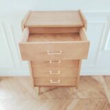 Renovated vintage chest of drawers, Scandinavian style, 1950s-60s.