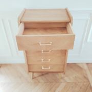 Renovated vintage chest of drawers, Scandinavian style, 1950s-60s.