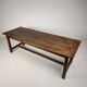 French Oak Farmhouse Table, 19th Century