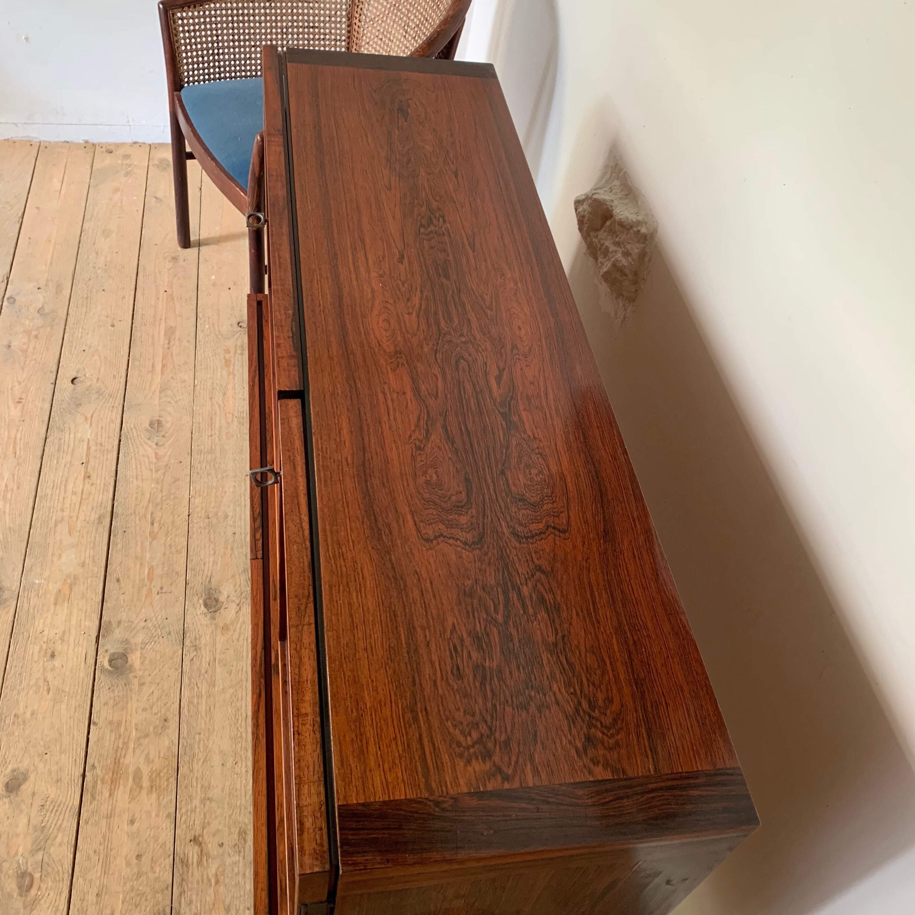 Enfilade Scandinavian bar rosewood of Rio vintage