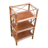 Small rattan shelf, 3 shelves, vintage