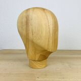 Vintage wooden hat head