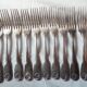 Old Christofle 57-piece shell model cutlery set