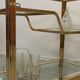 Vintage brass bar service