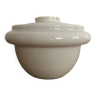 White opaline vase