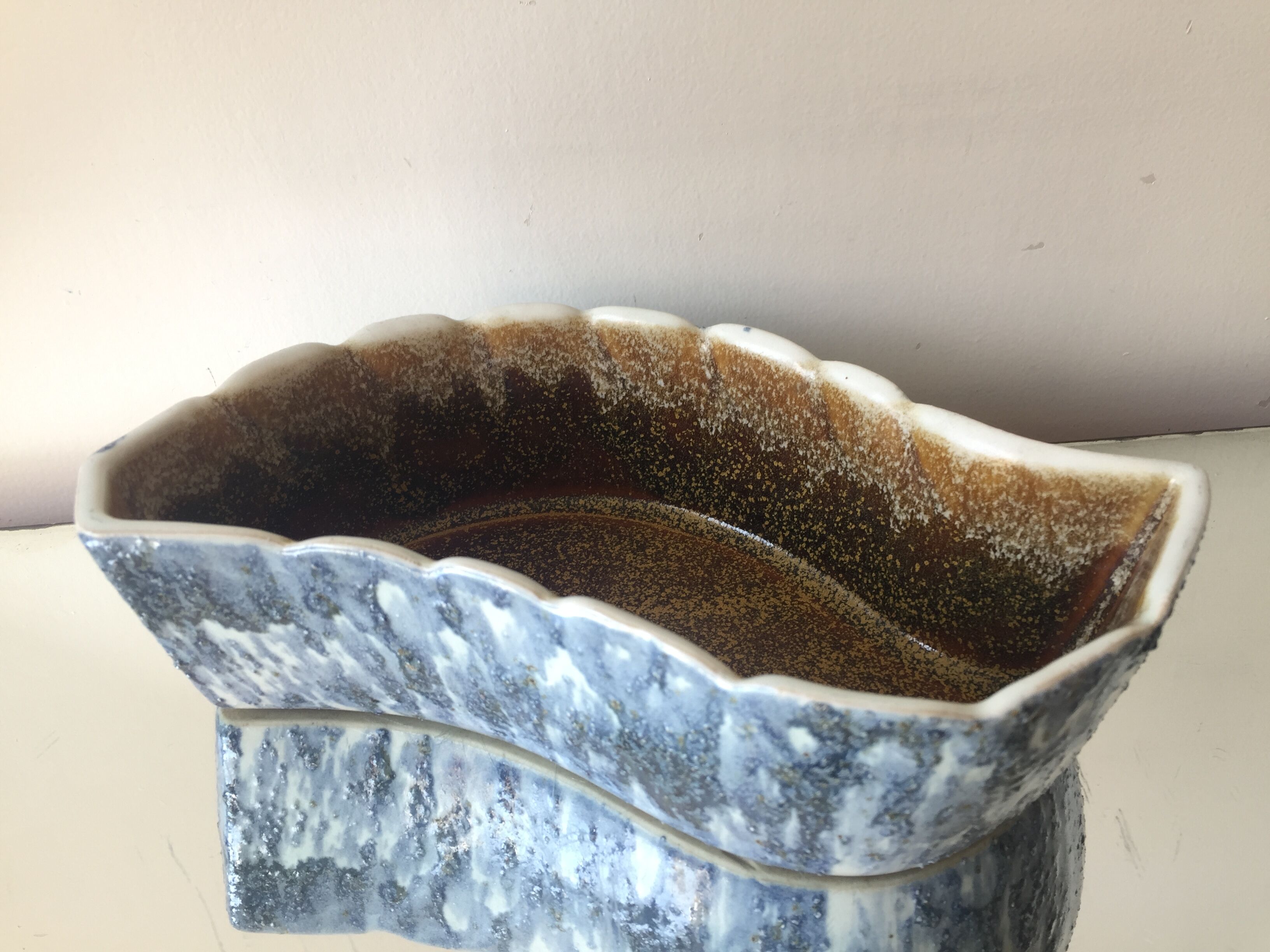 Stoneware trinket bowl 1950's