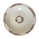 Hollow round dish from Longwy, Aubépine model